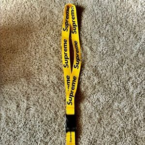 Custom Yellow lanyard - Brand new and never used